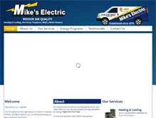 Tablet Screenshot of mikeselectricltd.ca